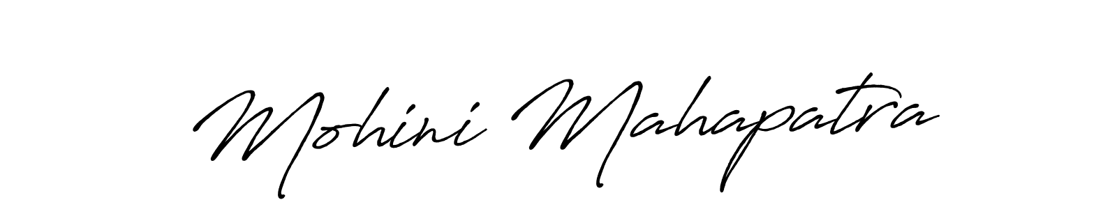 Antro_Vectra_Bolder is a professional signature style that is perfect for those who want to add a touch of class to their signature. It is also a great choice for those who want to make their signature more unique. Get Mohini Mahapatra name to fancy signature for free. Mohini Mahapatra signature style 7 images and pictures png