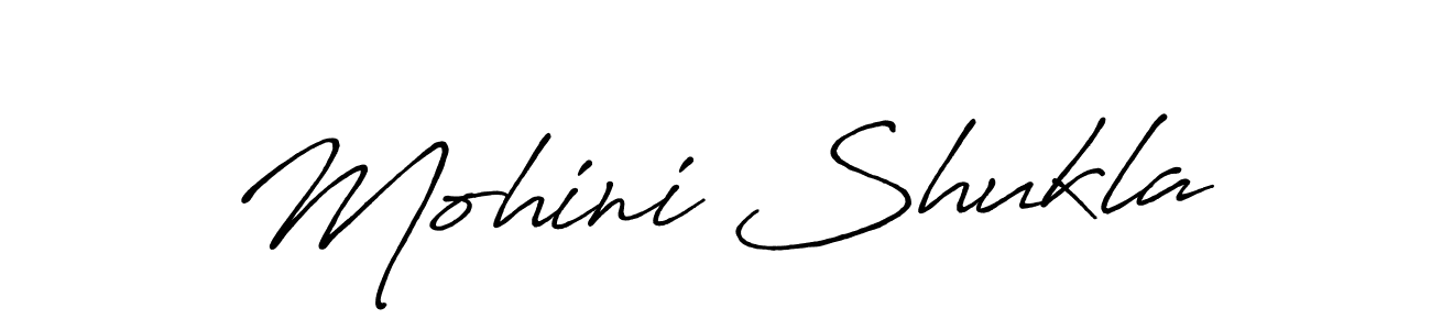 You should practise on your own different ways (Antro_Vectra_Bolder) to write your name (Mohini Shukla) in signature. don't let someone else do it for you. Mohini Shukla signature style 7 images and pictures png