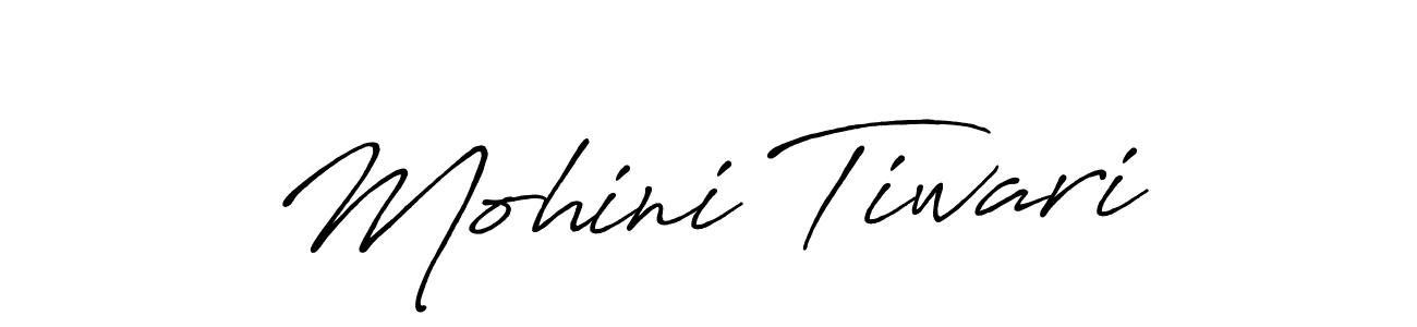 Design your own signature with our free online signature maker. With this signature software, you can create a handwritten (Antro_Vectra_Bolder) signature for name Mohini Tiwari. Mohini Tiwari signature style 7 images and pictures png
