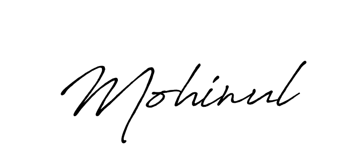 Mohinul stylish signature style. Best Handwritten Sign (Antro_Vectra_Bolder) for my name. Handwritten Signature Collection Ideas for my name Mohinul. Mohinul signature style 7 images and pictures png