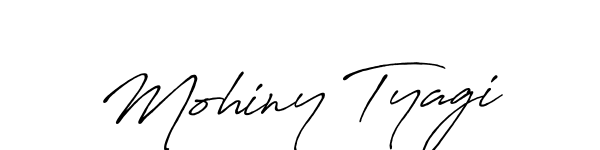 Use a signature maker to create a handwritten signature online. With this signature software, you can design (Antro_Vectra_Bolder) your own signature for name Mohiny Tyagi. Mohiny Tyagi signature style 7 images and pictures png