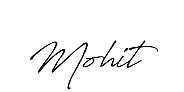 How to make Mohit  signature? Antro_Vectra_Bolder is a professional autograph style. Create handwritten signature for Mohit  name. Mohit  signature style 7 images and pictures png