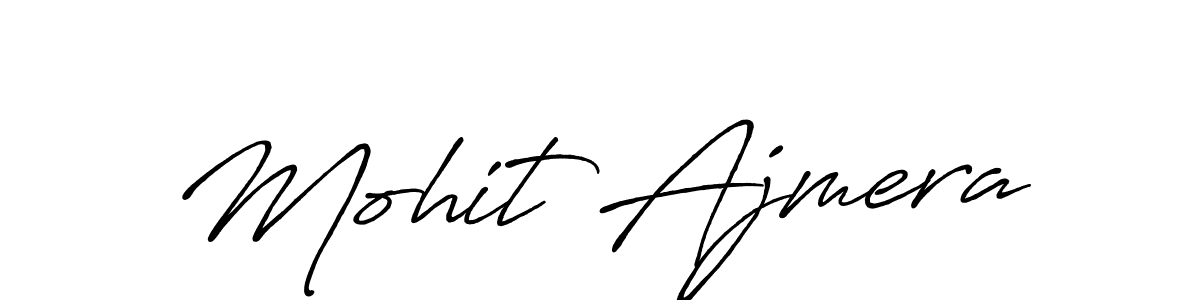 The best way (Antro_Vectra_Bolder) to make a short signature is to pick only two or three words in your name. The name Mohit Ajmera include a total of six letters. For converting this name. Mohit Ajmera signature style 7 images and pictures png