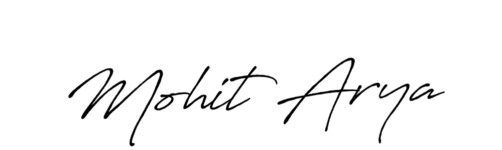 It looks lik you need a new signature style for name Mohit Arya. Design unique handwritten (Antro_Vectra_Bolder) signature with our free signature maker in just a few clicks. Mohit Arya signature style 7 images and pictures png