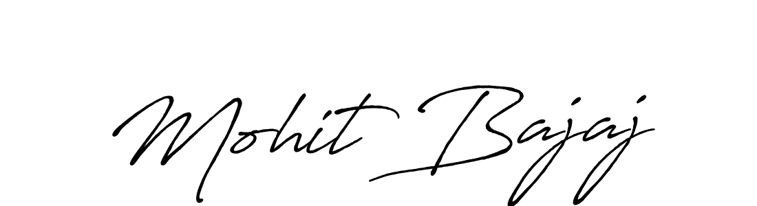 It looks lik you need a new signature style for name Mohit Bajaj. Design unique handwritten (Antro_Vectra_Bolder) signature with our free signature maker in just a few clicks. Mohit Bajaj signature style 7 images and pictures png