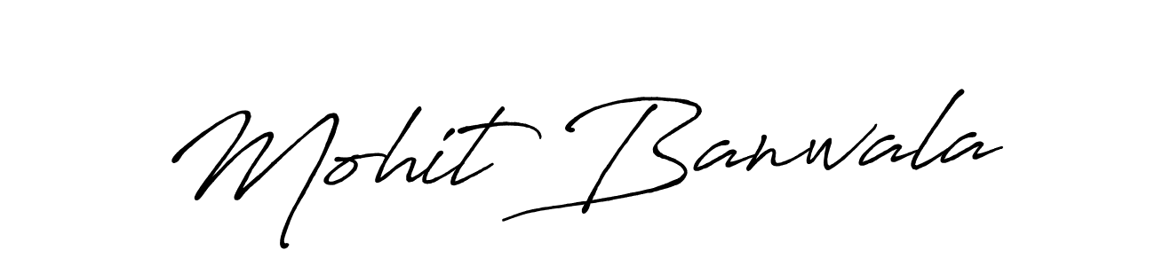 This is the best signature style for the Mohit Banwala name. Also you like these signature font (Antro_Vectra_Bolder). Mix name signature. Mohit Banwala signature style 7 images and pictures png