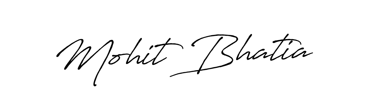 Also we have Mohit Bhatia name is the best signature style. Create professional handwritten signature collection using Antro_Vectra_Bolder autograph style. Mohit Bhatia signature style 7 images and pictures png