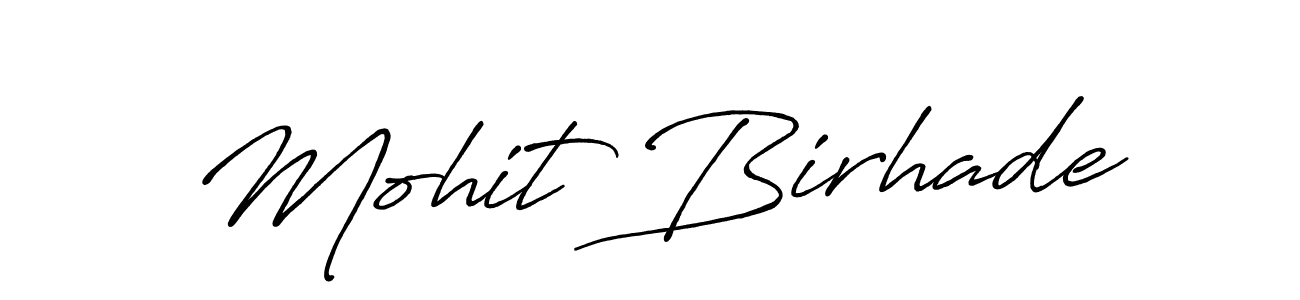The best way (Antro_Vectra_Bolder) to make a short signature is to pick only two or three words in your name. The name Mohit Birhade include a total of six letters. For converting this name. Mohit Birhade signature style 7 images and pictures png