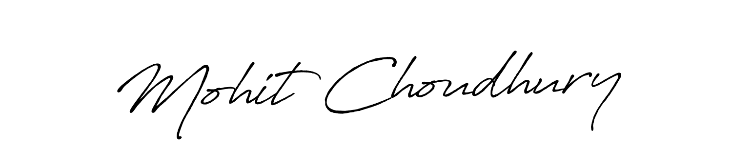 This is the best signature style for the Mohit Choudhury name. Also you like these signature font (Antro_Vectra_Bolder). Mix name signature. Mohit Choudhury signature style 7 images and pictures png