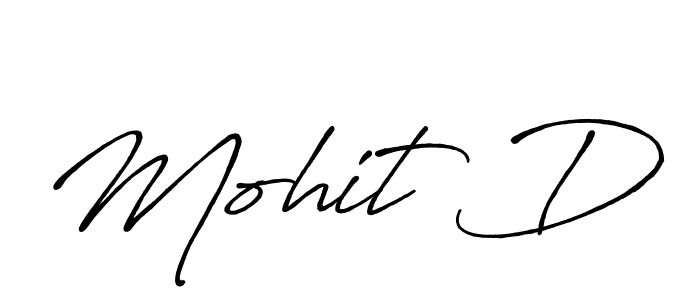 Make a beautiful signature design for name Mohit D. Use this online signature maker to create a handwritten signature for free. Mohit D signature style 7 images and pictures png