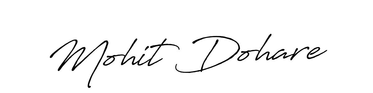 How to Draw Mohit Dohare signature style? Antro_Vectra_Bolder is a latest design signature styles for name Mohit Dohare. Mohit Dohare signature style 7 images and pictures png