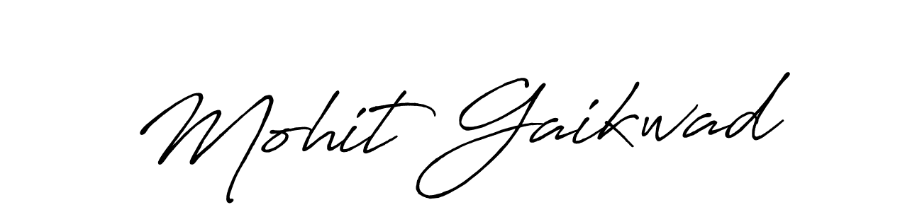 Use a signature maker to create a handwritten signature online. With this signature software, you can design (Antro_Vectra_Bolder) your own signature for name Mohit Gaikwad. Mohit Gaikwad signature style 7 images and pictures png