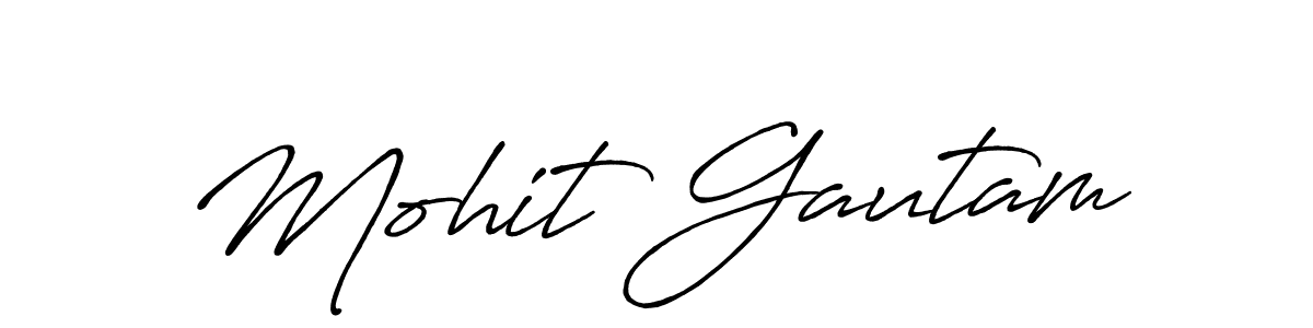 It looks lik you need a new signature style for name Mohit Gautam. Design unique handwritten (Antro_Vectra_Bolder) signature with our free signature maker in just a few clicks. Mohit Gautam signature style 7 images and pictures png