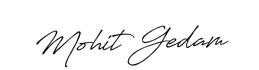 How to Draw Mohit Gedam signature style? Antro_Vectra_Bolder is a latest design signature styles for name Mohit Gedam. Mohit Gedam signature style 7 images and pictures png