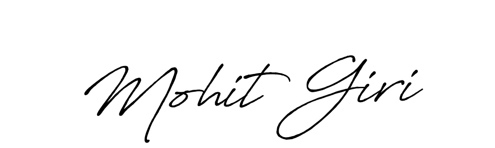 This is the best signature style for the Mohit Giri name. Also you like these signature font (Antro_Vectra_Bolder). Mix name signature. Mohit Giri signature style 7 images and pictures png