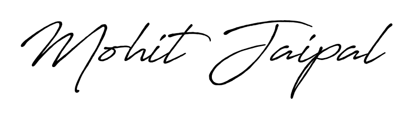 Quickly download Mohit Jaipal name signature in high-resolution PNG using Antro_Vectra_Bolder style. Ready to insert into PDFs and online applications. Mohit Jaipal signature style 7 images and pictures png