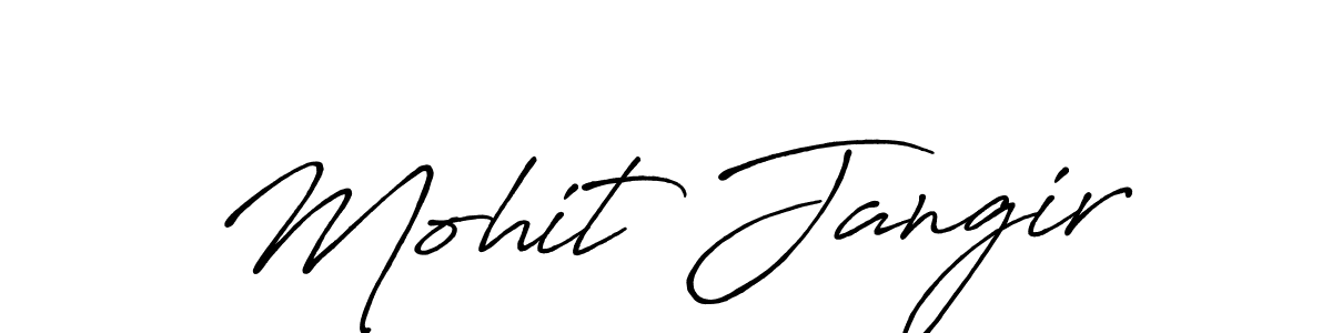 Make a beautiful signature design for name Mohit Jangir. Use this online signature maker to create a handwritten signature for free. Mohit Jangir signature style 7 images and pictures png