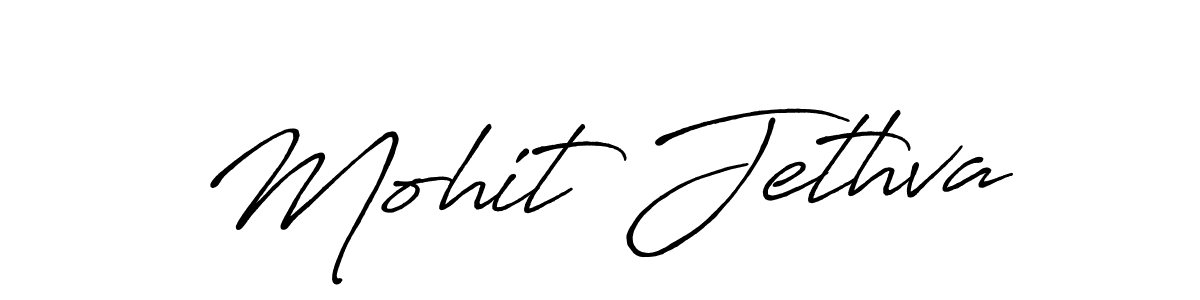 Similarly Antro_Vectra_Bolder is the best handwritten signature design. Signature creator online .You can use it as an online autograph creator for name Mohit Jethva. Mohit Jethva signature style 7 images and pictures png