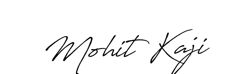 Design your own signature with our free online signature maker. With this signature software, you can create a handwritten (Antro_Vectra_Bolder) signature for name Mohit Kaji. Mohit Kaji signature style 7 images and pictures png