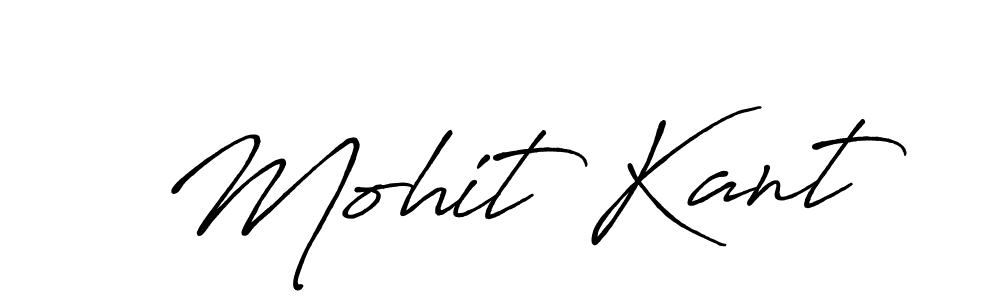 Antro_Vectra_Bolder is a professional signature style that is perfect for those who want to add a touch of class to their signature. It is also a great choice for those who want to make their signature more unique. Get Mohit Kant name to fancy signature for free. Mohit Kant signature style 7 images and pictures png