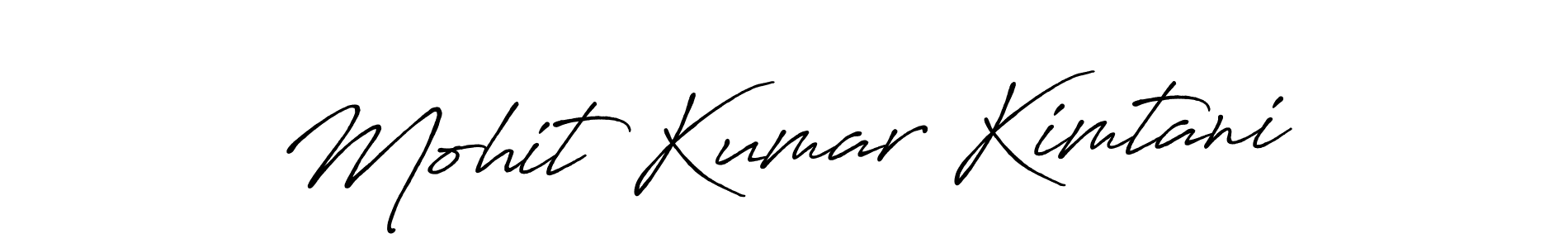 This is the best signature style for the Mohit Kumar Kimtani name. Also you like these signature font (Antro_Vectra_Bolder). Mix name signature. Mohit Kumar Kimtani signature style 7 images and pictures png