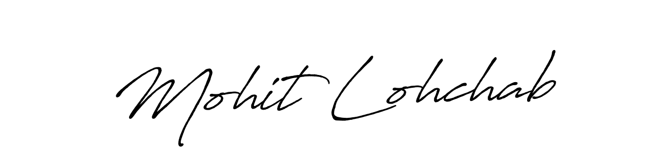 This is the best signature style for the Mohit Lohchab name. Also you like these signature font (Antro_Vectra_Bolder). Mix name signature. Mohit Lohchab signature style 7 images and pictures png