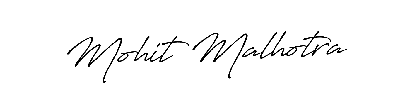 Also we have Mohit Malhotra name is the best signature style. Create professional handwritten signature collection using Antro_Vectra_Bolder autograph style. Mohit Malhotra signature style 7 images and pictures png