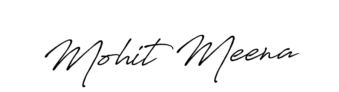 Similarly Antro_Vectra_Bolder is the best handwritten signature design. Signature creator online .You can use it as an online autograph creator for name Mohit Meena. Mohit Meena signature style 7 images and pictures png