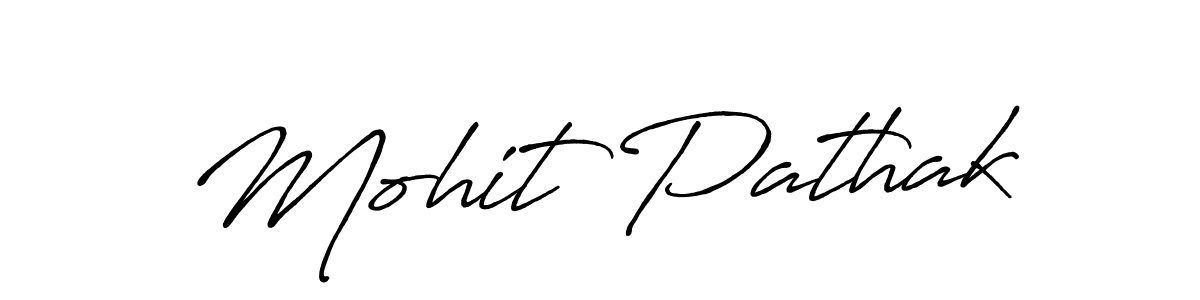 Also we have Mohit Pathak name is the best signature style. Create professional handwritten signature collection using Antro_Vectra_Bolder autograph style. Mohit Pathak signature style 7 images and pictures png