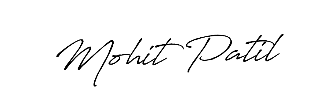 Similarly Antro_Vectra_Bolder is the best handwritten signature design. Signature creator online .You can use it as an online autograph creator for name Mohit Patil. Mohit Patil signature style 7 images and pictures png