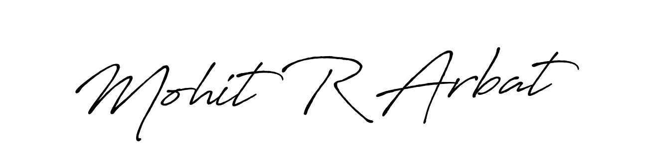 How to make Mohit R Arbat signature? Antro_Vectra_Bolder is a professional autograph style. Create handwritten signature for Mohit R Arbat name. Mohit R Arbat signature style 7 images and pictures png