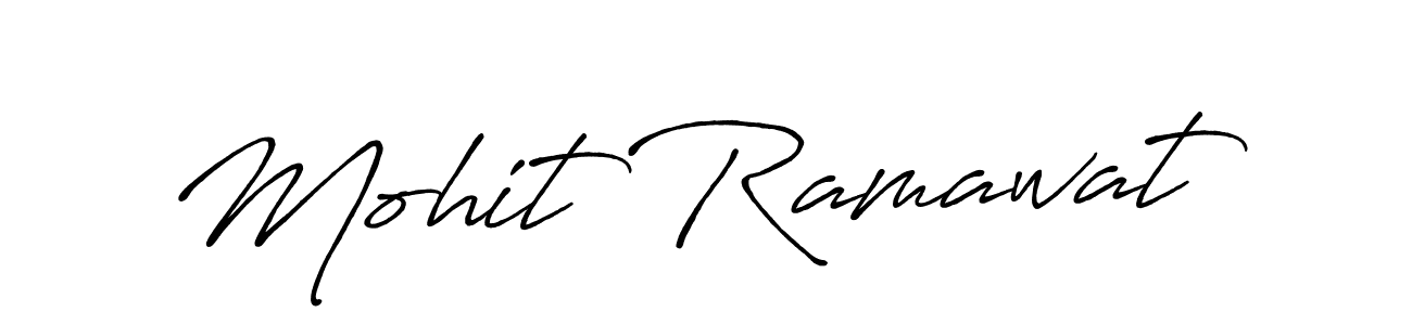 Make a short Mohit Ramawat signature style. Manage your documents anywhere anytime using Antro_Vectra_Bolder. Create and add eSignatures, submit forms, share and send files easily. Mohit Ramawat signature style 7 images and pictures png