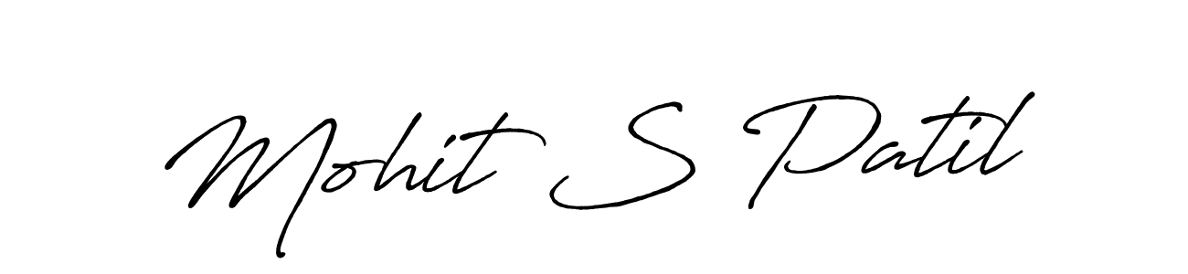 How to make Mohit S Patil signature? Antro_Vectra_Bolder is a professional autograph style. Create handwritten signature for Mohit S Patil name. Mohit S Patil signature style 7 images and pictures png