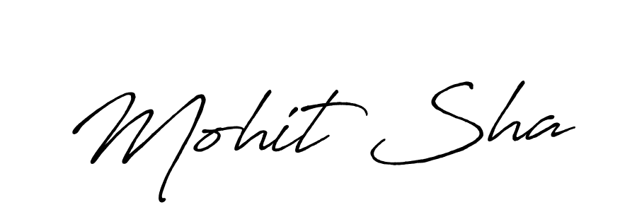 How to make Mohit Sha signature? Antro_Vectra_Bolder is a professional autograph style. Create handwritten signature for Mohit Sha name. Mohit Sha signature style 7 images and pictures png