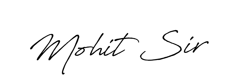You can use this online signature creator to create a handwritten signature for the name Mohit Sir. This is the best online autograph maker. Mohit Sir signature style 7 images and pictures png