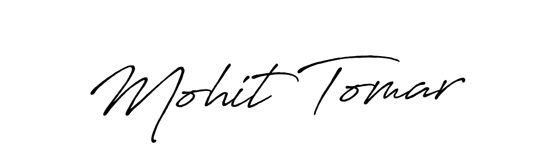 Design your own signature with our free online signature maker. With this signature software, you can create a handwritten (Antro_Vectra_Bolder) signature for name Mohit Tomar. Mohit Tomar signature style 7 images and pictures png