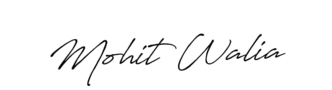 Also You can easily find your signature by using the search form. We will create Mohit Walia name handwritten signature images for you free of cost using Antro_Vectra_Bolder sign style. Mohit Walia signature style 7 images and pictures png