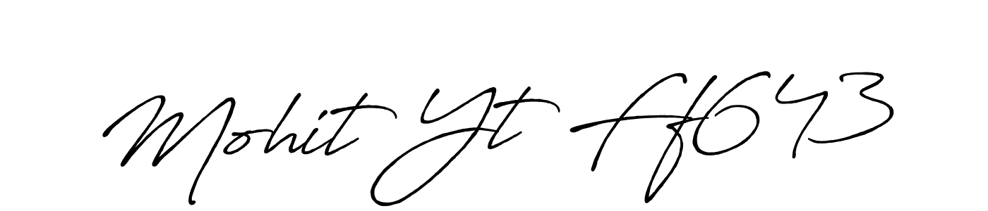 Similarly Antro_Vectra_Bolder is the best handwritten signature design. Signature creator online .You can use it as an online autograph creator for name Mohit Yt Ff643. Mohit Yt Ff643 signature style 7 images and pictures png