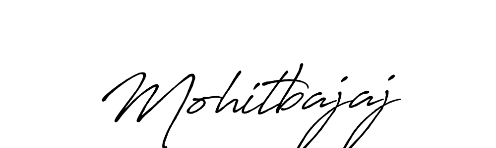 It looks lik you need a new signature style for name Mohitbajaj. Design unique handwritten (Antro_Vectra_Bolder) signature with our free signature maker in just a few clicks. Mohitbajaj signature style 7 images and pictures png