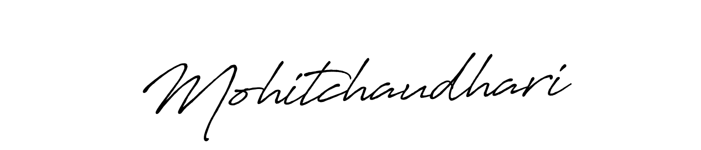 Also You can easily find your signature by using the search form. We will create Mohitchaudhari name handwritten signature images for you free of cost using Antro_Vectra_Bolder sign style. Mohitchaudhari signature style 7 images and pictures png