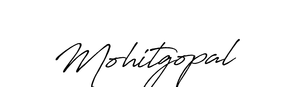 Also we have Mohitgopal name is the best signature style. Create professional handwritten signature collection using Antro_Vectra_Bolder autograph style. Mohitgopal signature style 7 images and pictures png