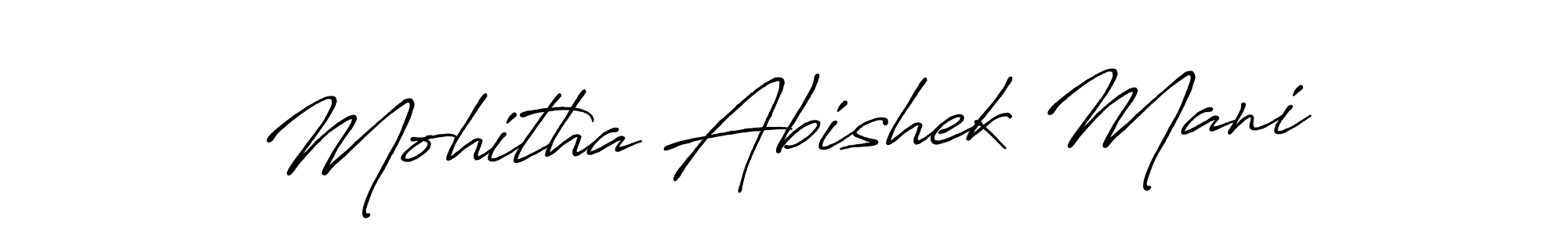 Here are the top 10 professional signature styles for the name Mohitha Abishek Mani. These are the best autograph styles you can use for your name. Mohitha Abishek Mani signature style 7 images and pictures png