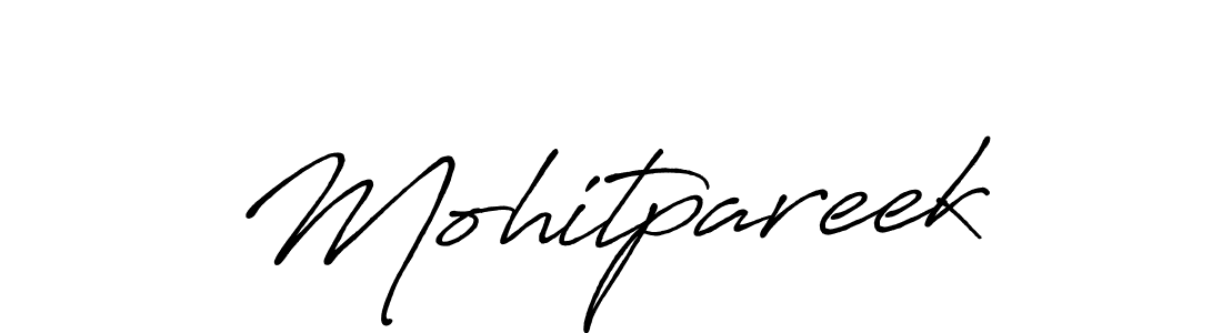 Similarly Antro_Vectra_Bolder is the best handwritten signature design. Signature creator online .You can use it as an online autograph creator for name Mohitpareek. Mohitpareek signature style 7 images and pictures png