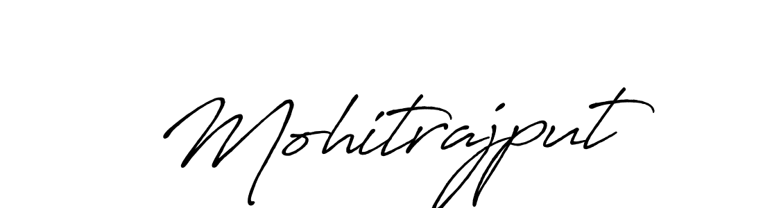 Mohitrajput stylish signature style. Best Handwritten Sign (Antro_Vectra_Bolder) for my name. Handwritten Signature Collection Ideas for my name Mohitrajput. Mohitrajput signature style 7 images and pictures png