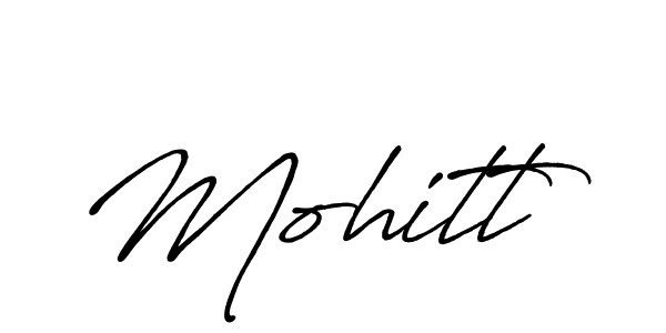 Also You can easily find your signature by using the search form. We will create Mohitt name handwritten signature images for you free of cost using Antro_Vectra_Bolder sign style. Mohitt signature style 7 images and pictures png