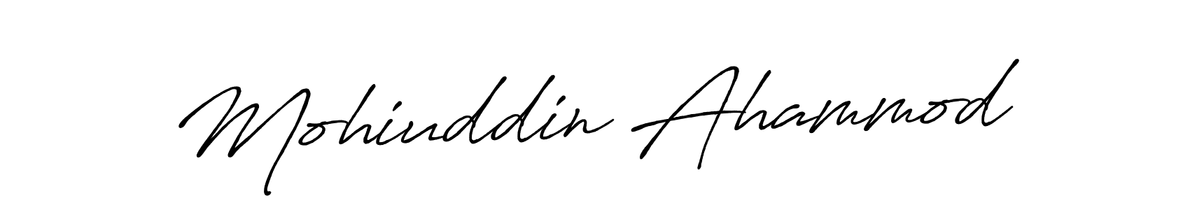 Also You can easily find your signature by using the search form. We will create Mohiuddin Ahammod name handwritten signature images for you free of cost using Antro_Vectra_Bolder sign style. Mohiuddin Ahammod signature style 7 images and pictures png