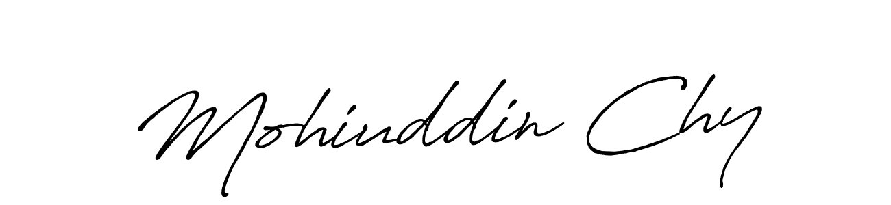 Mohiuddin Chy stylish signature style. Best Handwritten Sign (Antro_Vectra_Bolder) for my name. Handwritten Signature Collection Ideas for my name Mohiuddin Chy. Mohiuddin Chy signature style 7 images and pictures png