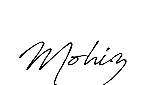 Make a beautiful signature design for name Mohiz. Use this online signature maker to create a handwritten signature for free. Mohiz signature style 7 images and pictures png