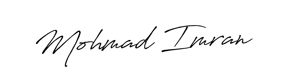 Similarly Antro_Vectra_Bolder is the best handwritten signature design. Signature creator online .You can use it as an online autograph creator for name Mohmad Imran. Mohmad Imran signature style 7 images and pictures png