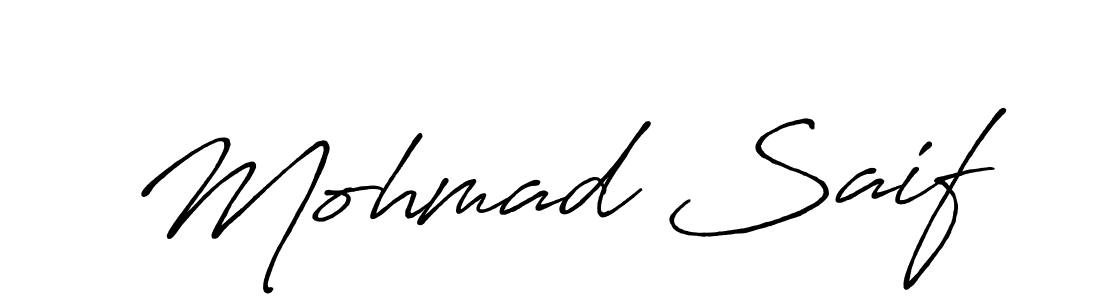Antro_Vectra_Bolder is a professional signature style that is perfect for those who want to add a touch of class to their signature. It is also a great choice for those who want to make their signature more unique. Get Mohmad Saif name to fancy signature for free. Mohmad Saif signature style 7 images and pictures png
